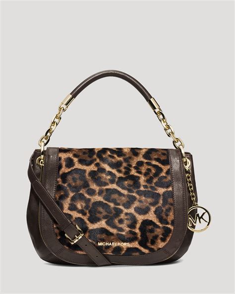michael kors leopard purse shoulder bag